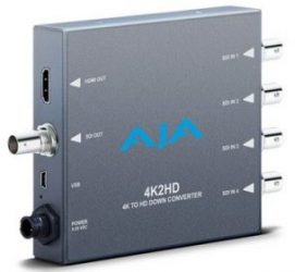 4K SDI/UHD→HDダウンコンバーター