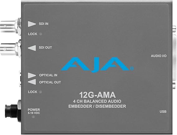 12G-SDI対応４chﾊﾞﾗﾝｽﾄﾞｵｰﾃﾞｨｵｴﾝﾍﾞﾃﾞｯﾄﾞ